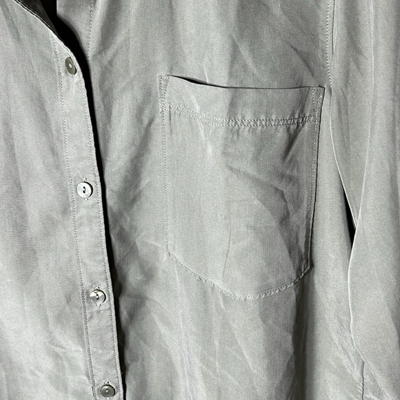 Abercrombie & Fitch green button down shirt size Small - Picture 3 of 8